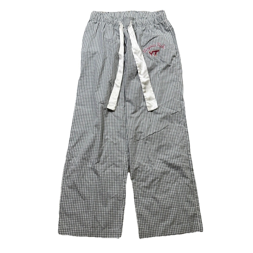 Virginia Tech VT Hokies NCAA Plaid Pajama Pants Loungewear University Academia S